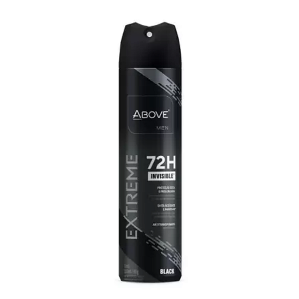 DESODORANTE ABOVE AEROSOL MEN EXTREME BLACK 150ML