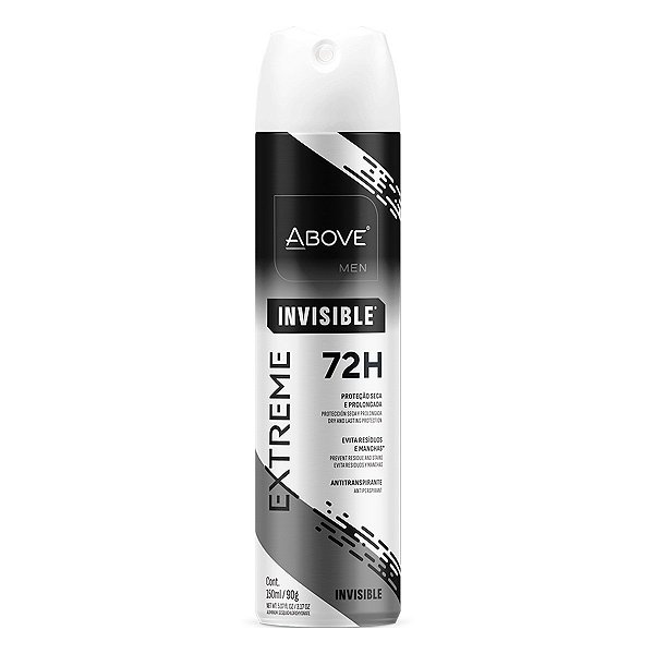 DESODORANTE ABOVE AEROSOL MEN EXTREME INVISIBLE 150ML