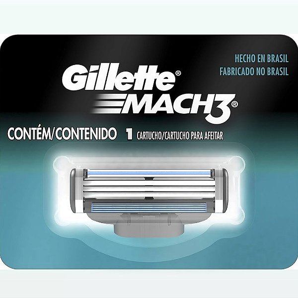 CARGA GILETTE MACH3  1 UNIDADE