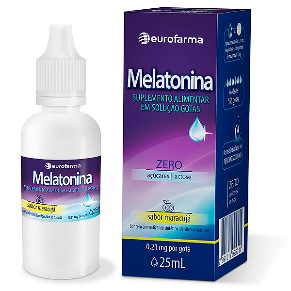 MELATONINA MARACUJA GOTAS 25ML EUROFARMA