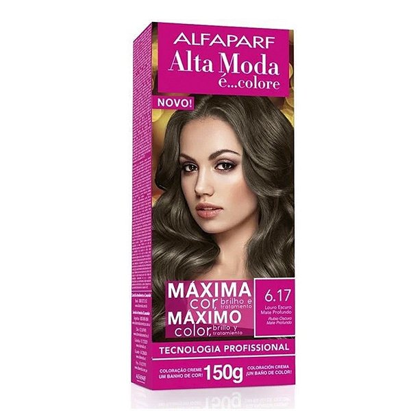 TINTURA ALTA MODA 6. 17 LOURO ESCURO MATE