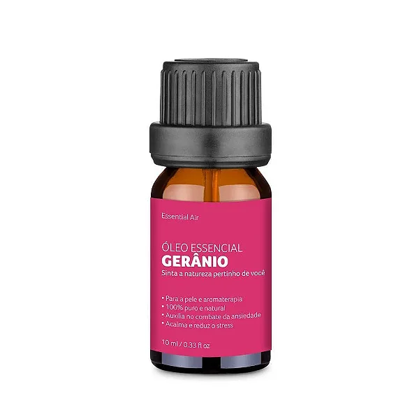 OLEO ESSENCIAL GERANIO 10ML MULTILASER