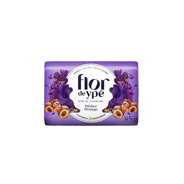 SABONETE FLOR YPE 85G FRESIA E PESSEGO
