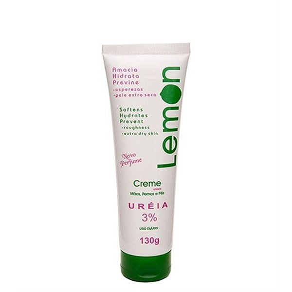 LEMON CREME DE UREIA 3  MAOS,PERNAS E PES 130G