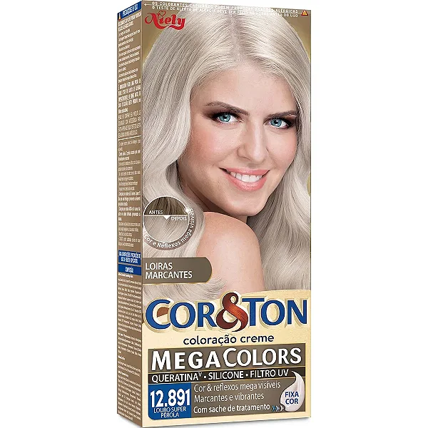 TINTURA COR TON 12.891 LOURO SUPER PEROLA