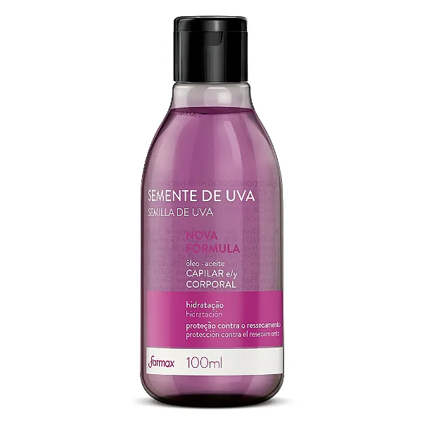 OLEO SEMENTE DE UVA 100 ML FARMAX  CORPORAL