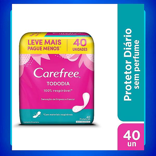 ABS CAREFREE PROTETOR DIARIO S/ PERFUME C/ 40