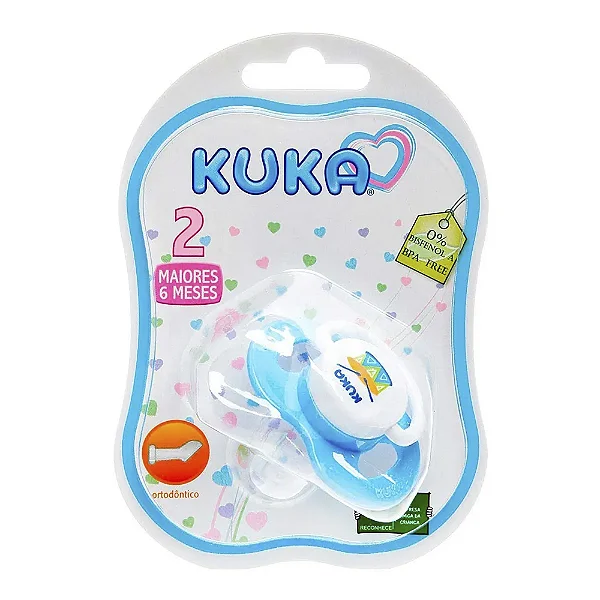 CHUPETA KUKA PLUS ORTODONTICA TAM.2  AZUL REF.:2486