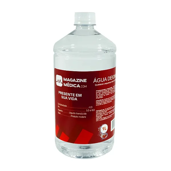 AGUA DEIONIZADA 1000ML MAGAZINE MEDICA