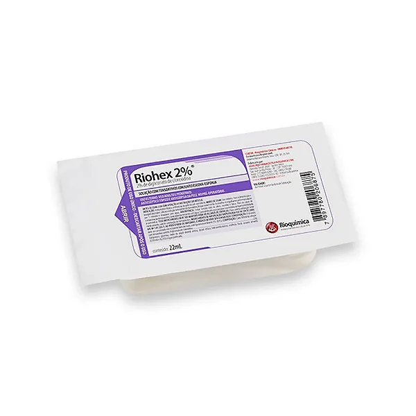 RIOHEX 2% ESCOVA CLO REXIDINA 22ML CIRURG