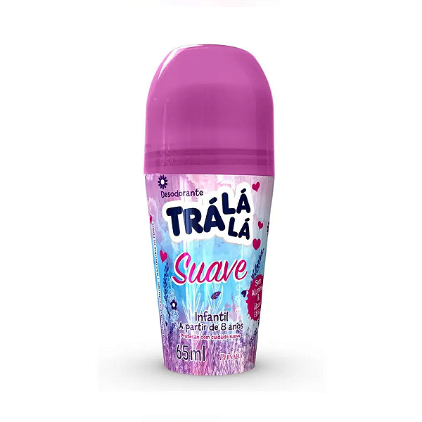DESODORANTE TRA LA LA KIDS ROLLON SUAVE 65ML ROSA