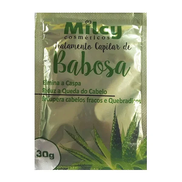 TRATAMENTO CAPILAR MILCY SACHE BABOSA 30GR