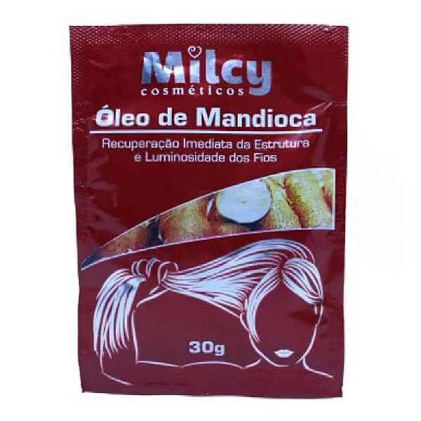 TRATAMENTO CAPILAR MILCY SACHE OLEO DE MANDIOCA 30G