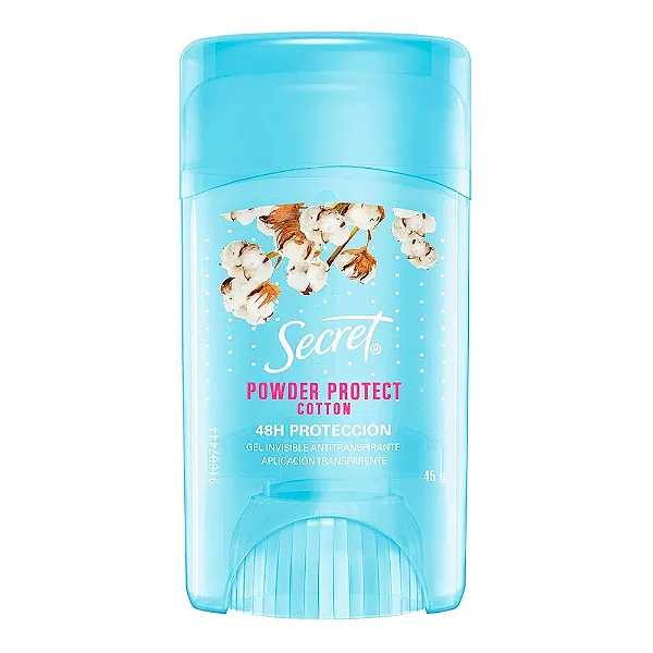 DESODORANTE EM GEL SECRET POWDER PROTECT COTTON 45G