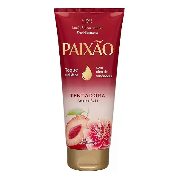 HIDRATANTE CORPORAL PAIXAO  TENTADORA BISNAGA 200ML