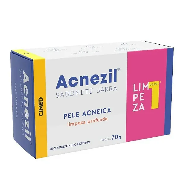 ACNEZIL SABONETE 70GR PELE ACNEICA  CIMED