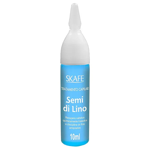 AMPOLA DE TRATAMENTO CAPILAR SKAFE SEMI DI LINO 10ML