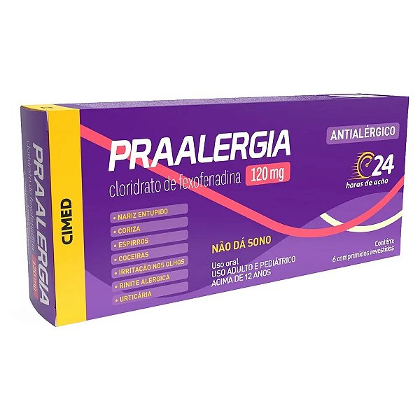 PRAALERGIA 120MG 6CPR CIMED