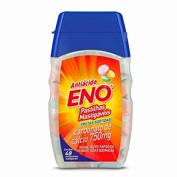ENO PASTILHAS MASTIGAVEIS FRUTAS SORTIDAS 48 UN