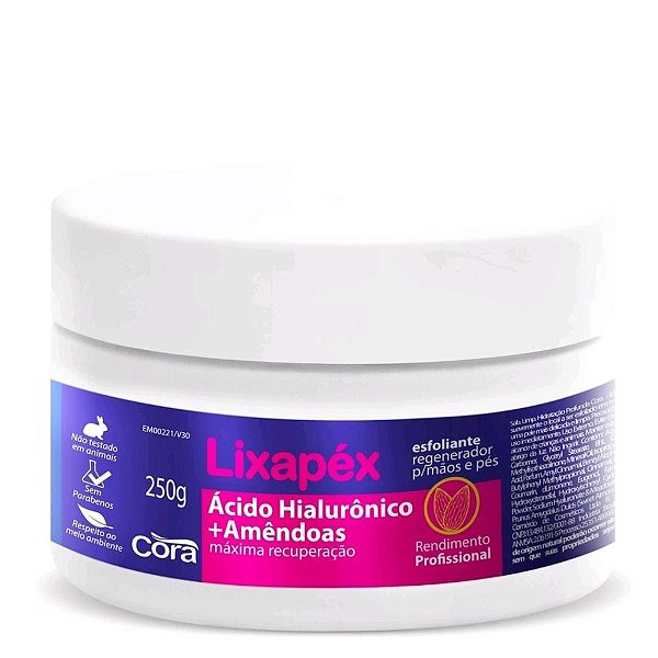 LIXAPEX ACIDO HIALURONICO +AMENDOAS POTE 250G