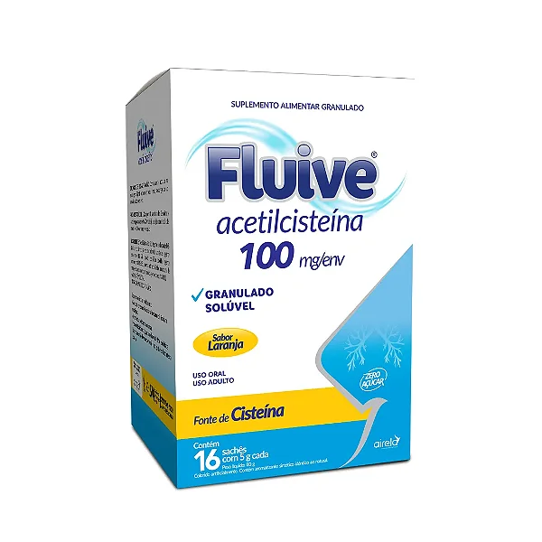 FLUIVE 100MG 16 SACHES