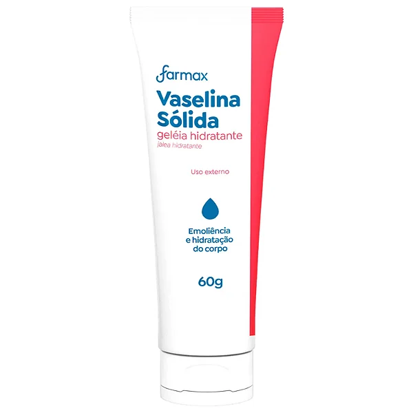 VASELINA SOLIDA FARMAX GELEIA HIRATANTE 60G