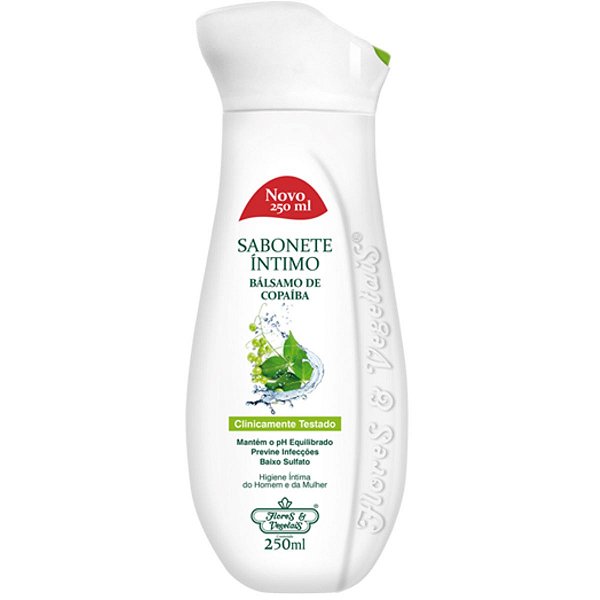 SABONETE INTIMO FLORES E VEGETAIS 250ML BALSAMO DE COPAIBA