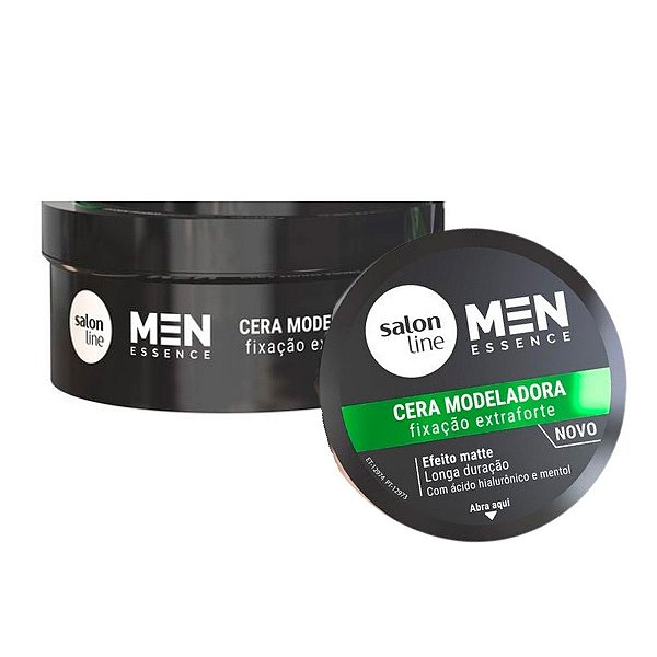 CERA MODELADORA SALON LINE  MEN ESSENCE FIXAÇÃO EXTRAFORTE  60G