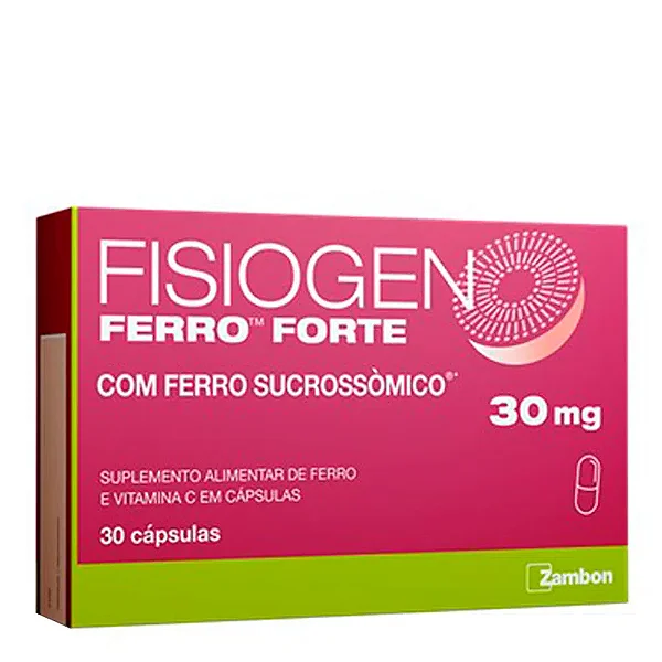 FISIOGEN FERRO FORTE 30MG 30CPS ZAMBON