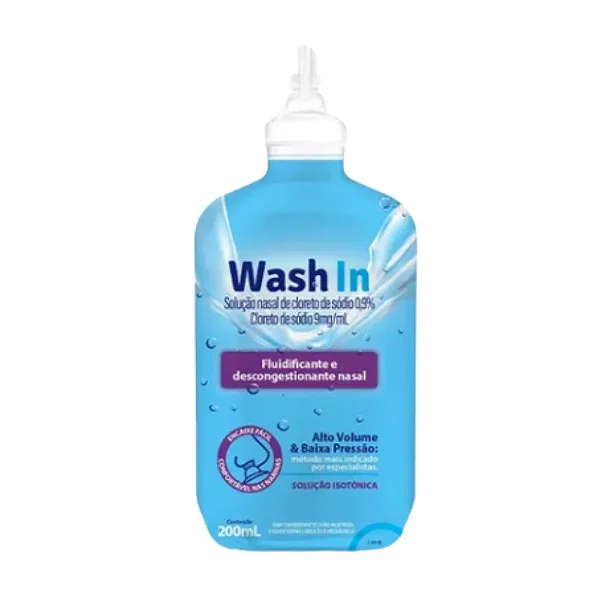 WASH IN SOL 200ML COM TAMPA ADVFARMA