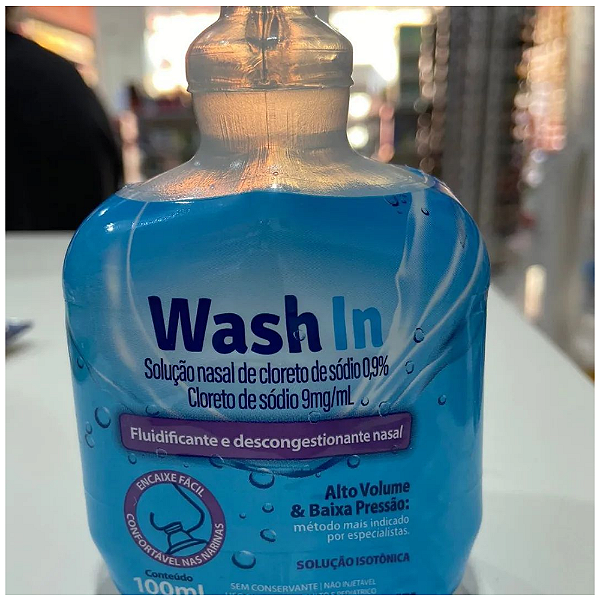 WASH IN SOL 100ML COM TAMPA ADVFARMA