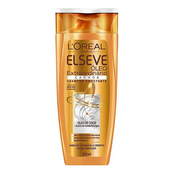 SHAMPOO ELSEVE OLEO EXRAORDINARIO CACHOS 200ML