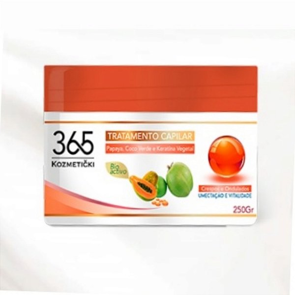 Tratamento Capilar  Kozmeticki 365 Crespos e Ressecados 250g