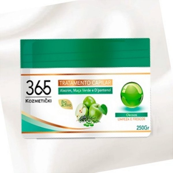 Mascara de Tratamento Capilar  Kozmeticki 365 Oleosos 250g