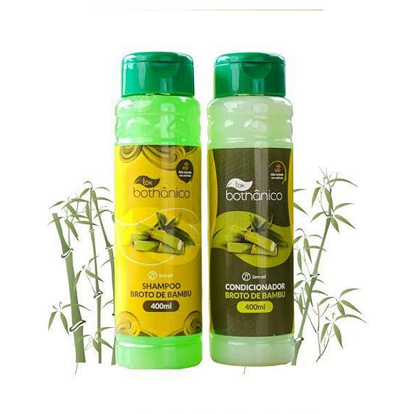KIT TOK BOTHANICO  BROTO DE BAMBU SHAMPOO 400ML +CONDIOCIONADOR 400ML