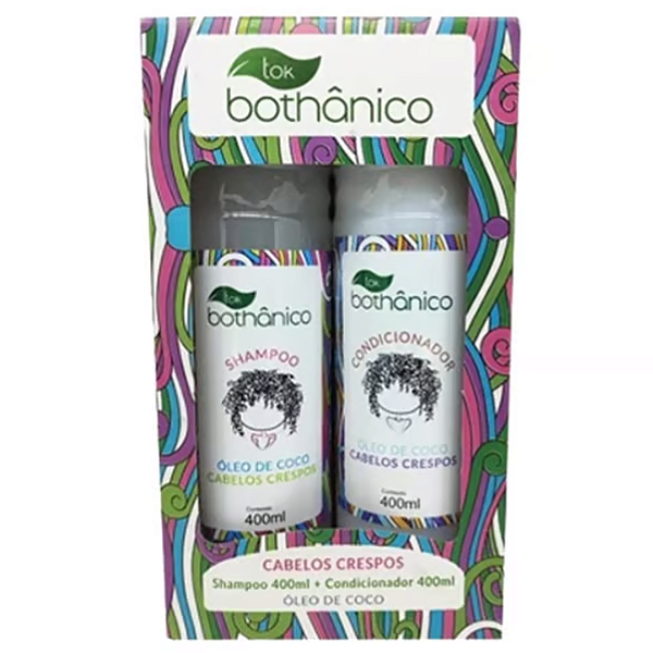 KIT TOK BOTHANICO OLEO DE COCO CRESPOS SHAMPOO 400ML +CONDIOCIONADOR 400ML