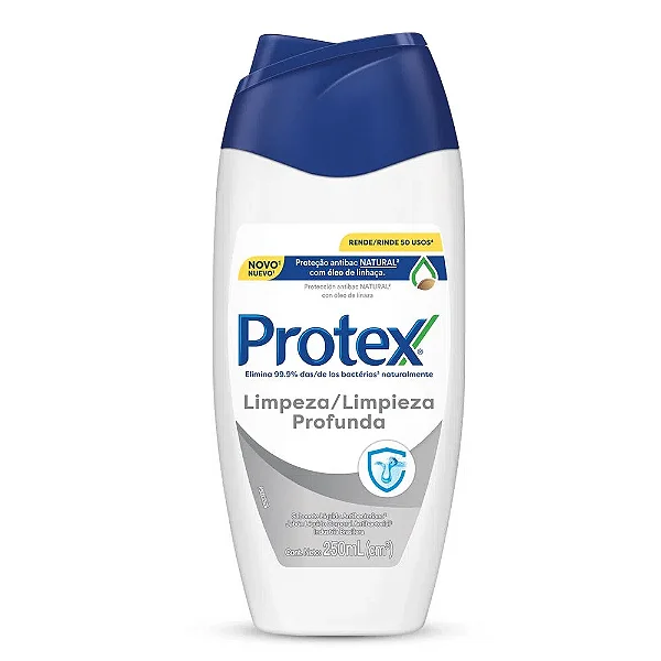 SABONETE PROTEX LIQUIDO LIMPEZA PROFUNDA 250ML