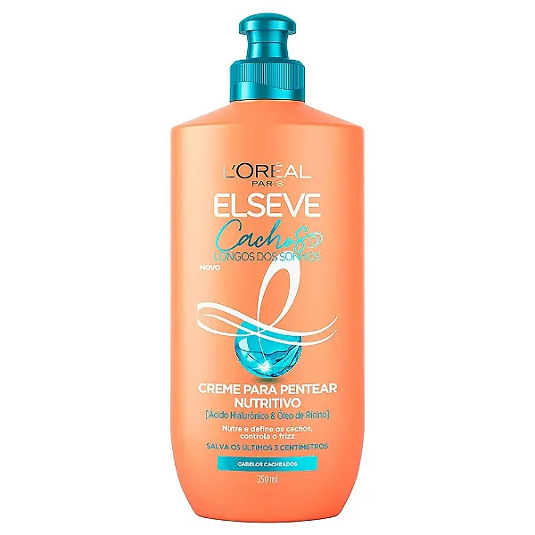 CREME DE PENTEAR ELSEVE  CACHOS LONGOS DOS SONHOS 250ML