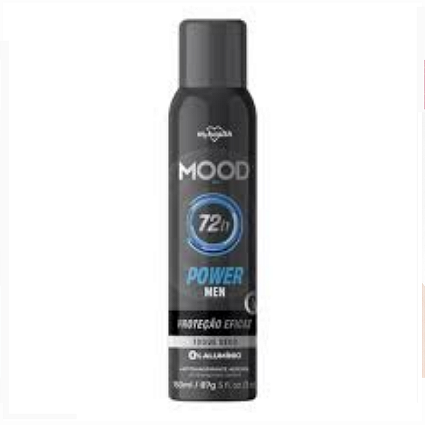 DESODORANTE MOOD AEROSOL 0% ALUMINIO MEN POWER 150ML
