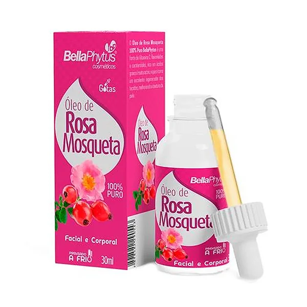 OLEO DE ROSA MOSQUETA FACIAL E CORPORAL 30ML