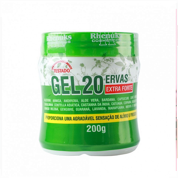 Gel 20 ervas extra forte 200g Rhenuks