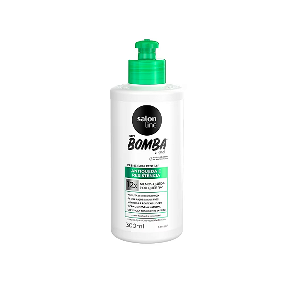 CREME PARA PENTEAR SALON LINE BOMBA ANTIQUEDA  300ML