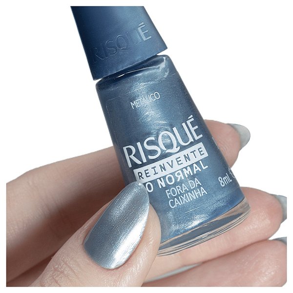 ESMALTE RISQUE METALICO REINVENTE O NORMAL FORA DA CAXINHA 8ML