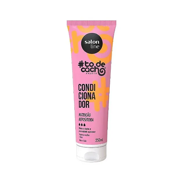 CONDICIONADOR SALON LINE  TO DE CACHO NUTRIÇÃO REPOSITORA 250ML