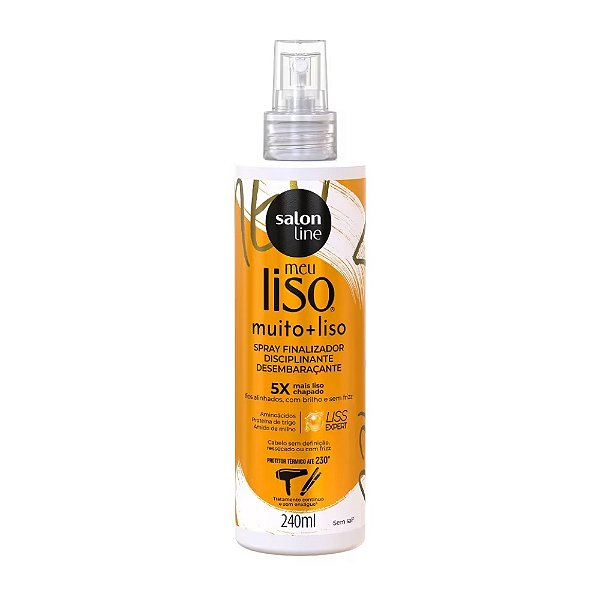 SPRAY DEFRIZANTE 240ML PROTETOR TERMICO MEU LISO MUITO + LISO