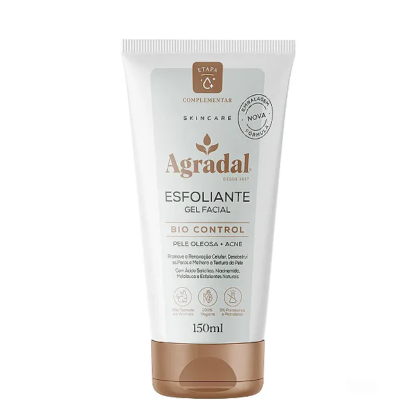 GEL ESFOLIANTE FACIAL BIO CONTROL AGRADAL  150ML