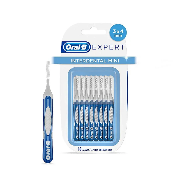 ESCOVA INTERDENTAL  ORAL B  EXPERT MINI COM 10UNIDADES
