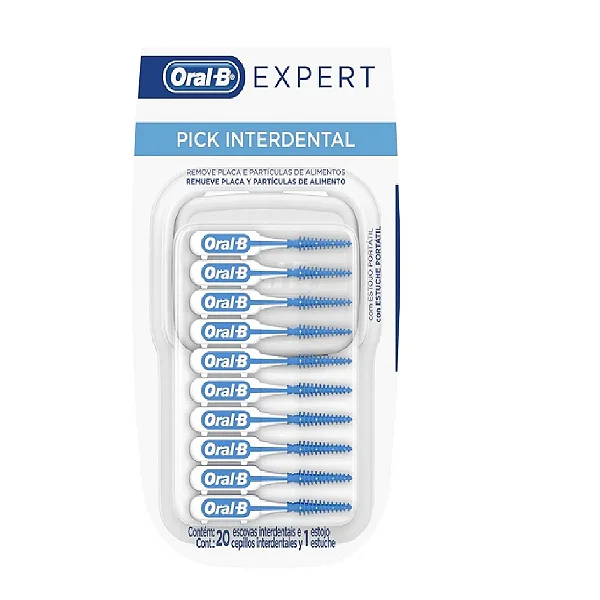 ESCOVA INTERDENTAL  ORAL B  EXPERT PICK COM 20UNIDADES
