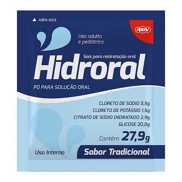 SORO PARA REIDRATACAO SABOR NATURAL UNITARIO 27,9G