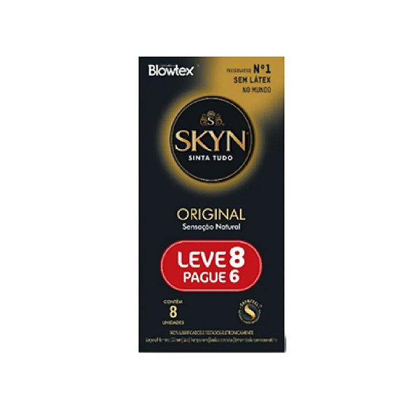PRESERVATIVO BLOWTEX SKYN ORIGINAL LEVE 8 PAGUE 6